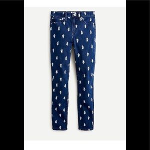 NWT J.Crew floral embellished jeans. Size 31